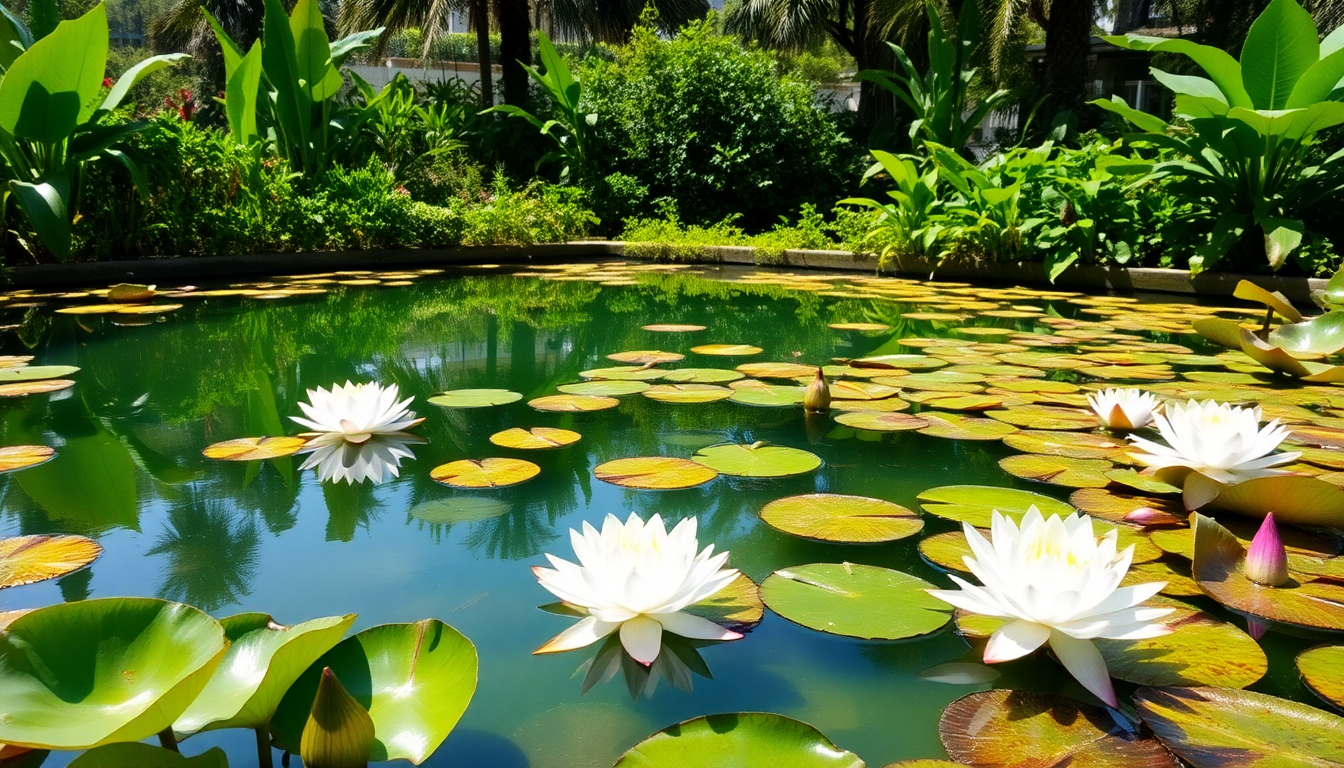 Transforming Your Sarjapur Oasis: The Best Plants for a Water Garden