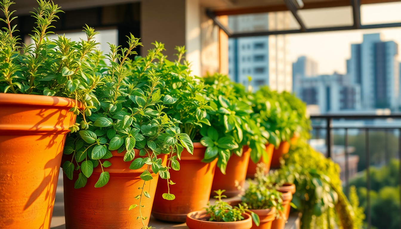 Elevate Your Balcony Oasis: Top Herbs That Thrive in Terracotta Planters on HSR Layout Terraces