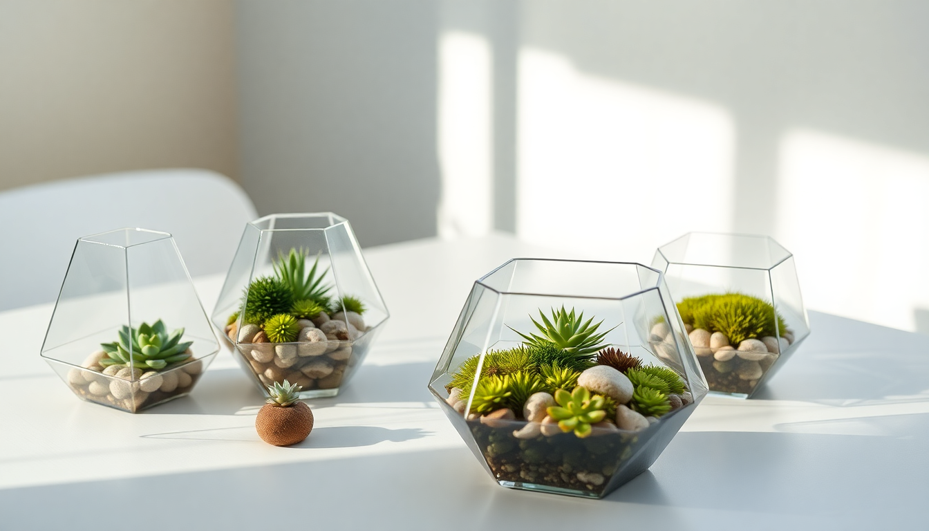 Crafting Minimalist Terrariums for Modern Homes