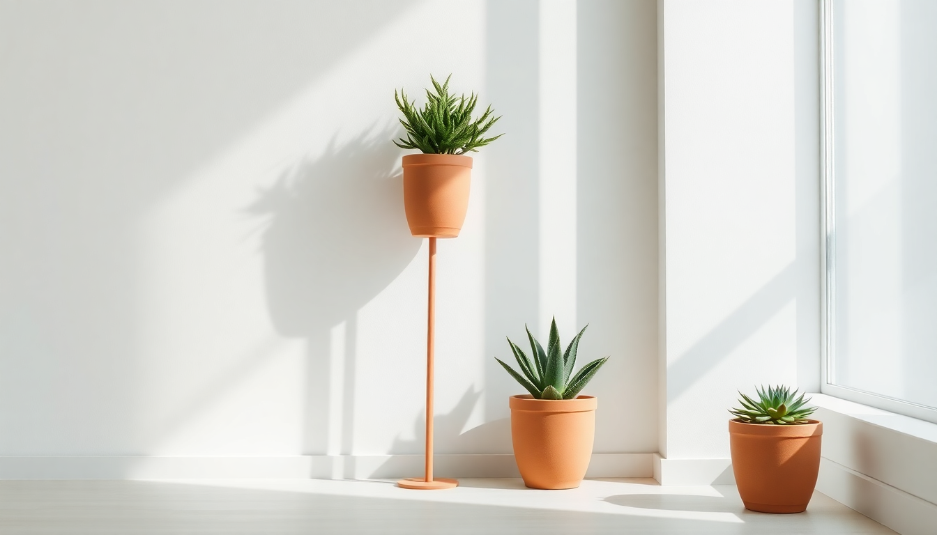 Elevate Your Space with Idyl's Vertical Succulent Clay Pots