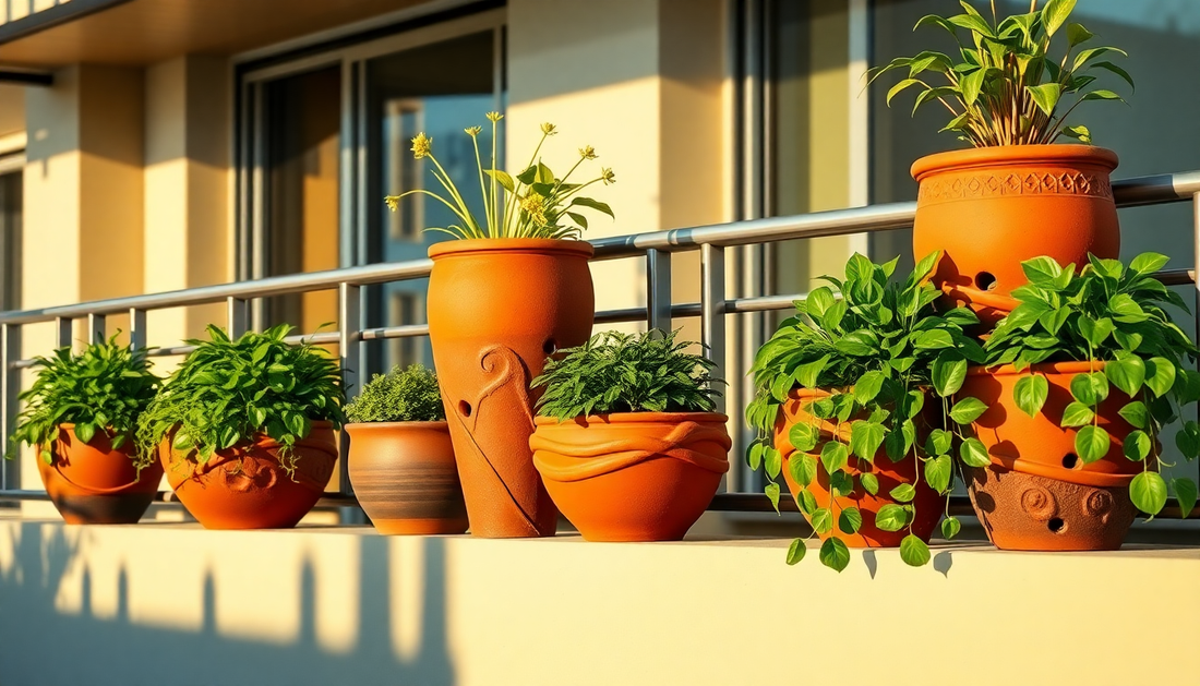 Top 5 Terracotta Planters for Sarjapur Balconies That Look Stunning