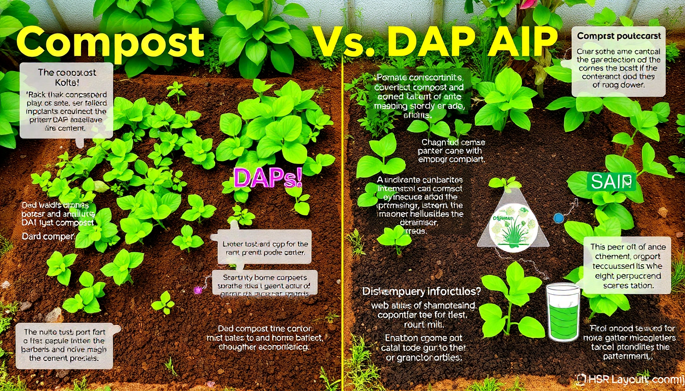 Compost vs DAP – Which is Better for Home Gardens in HSR Layout?