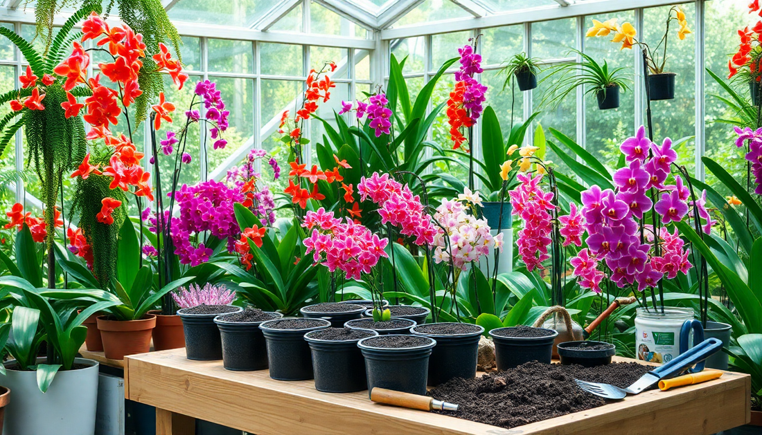The Perfect Potting Mix for Thriving Orchids and Tropical Flowers