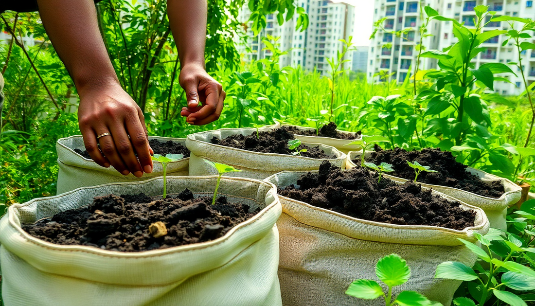 Composting in Grow Bags – A Smart Urban Garden Hack for HSR Layout