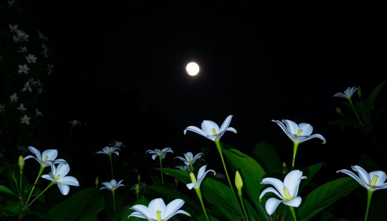 Enchanting the Night: The Best Night-Blooming Flowers for Sarjapur Gardens