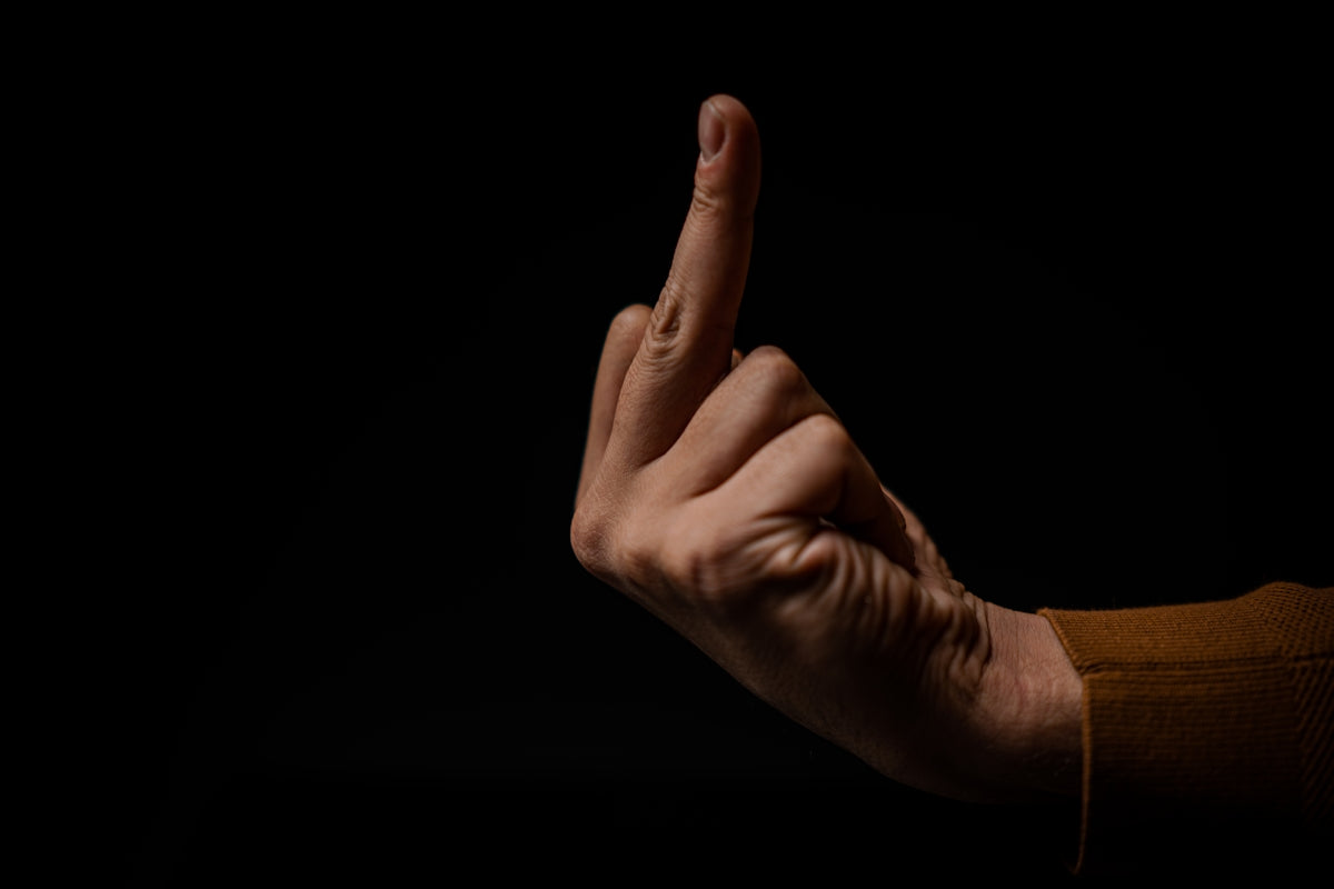 human middle finger