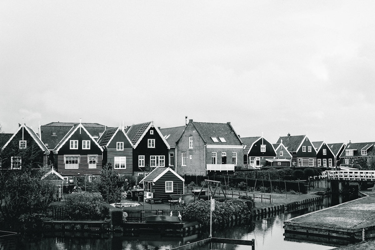 houses near river during daytime