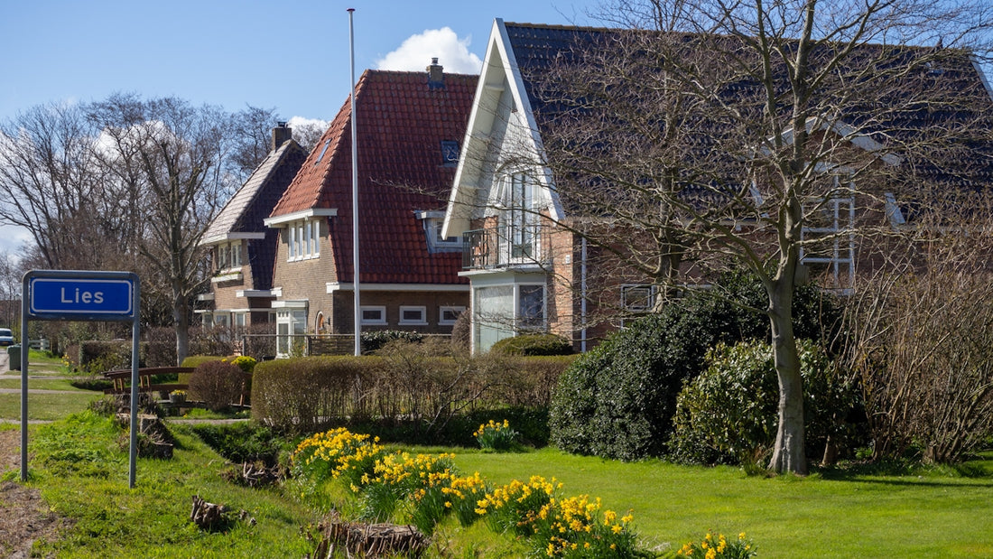 brown and white concrete house near green grass field during daytime