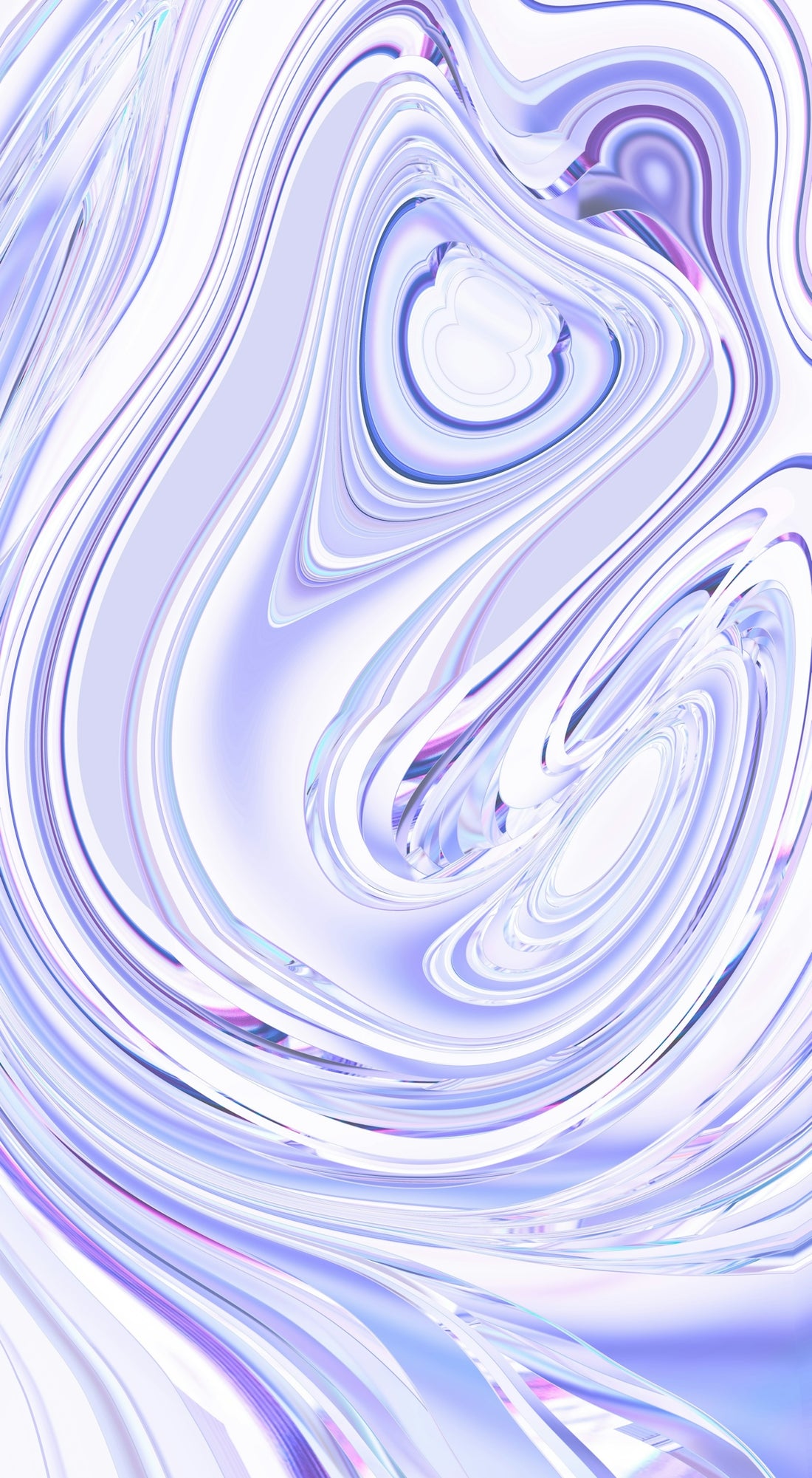 Swirling, abstract lines in shades of purple.