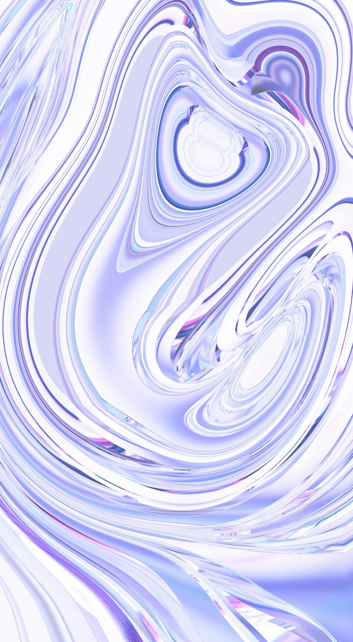 Swirling, abstract lines in shades of purple.