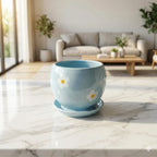 Daisy Ceramic Pot