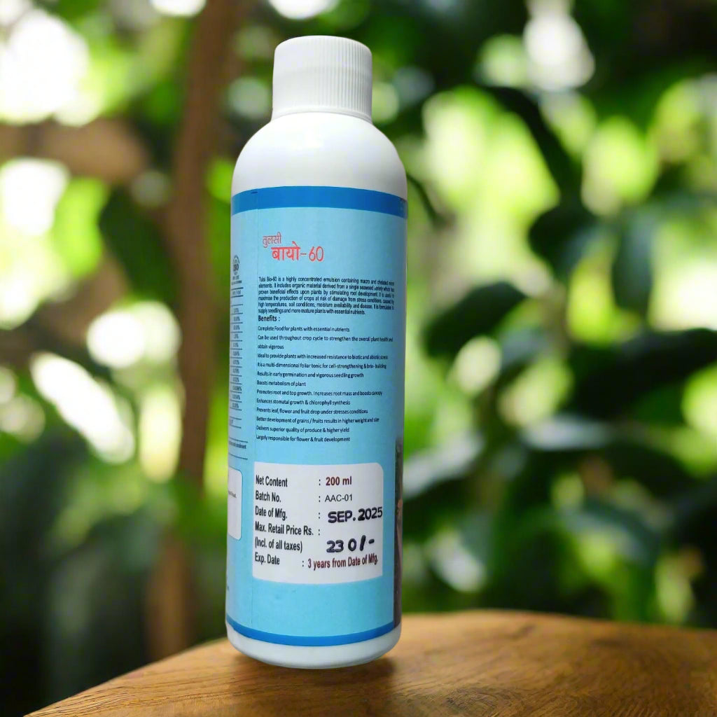Bio-60 Seaweed Extract Fertilizer (200 ml)